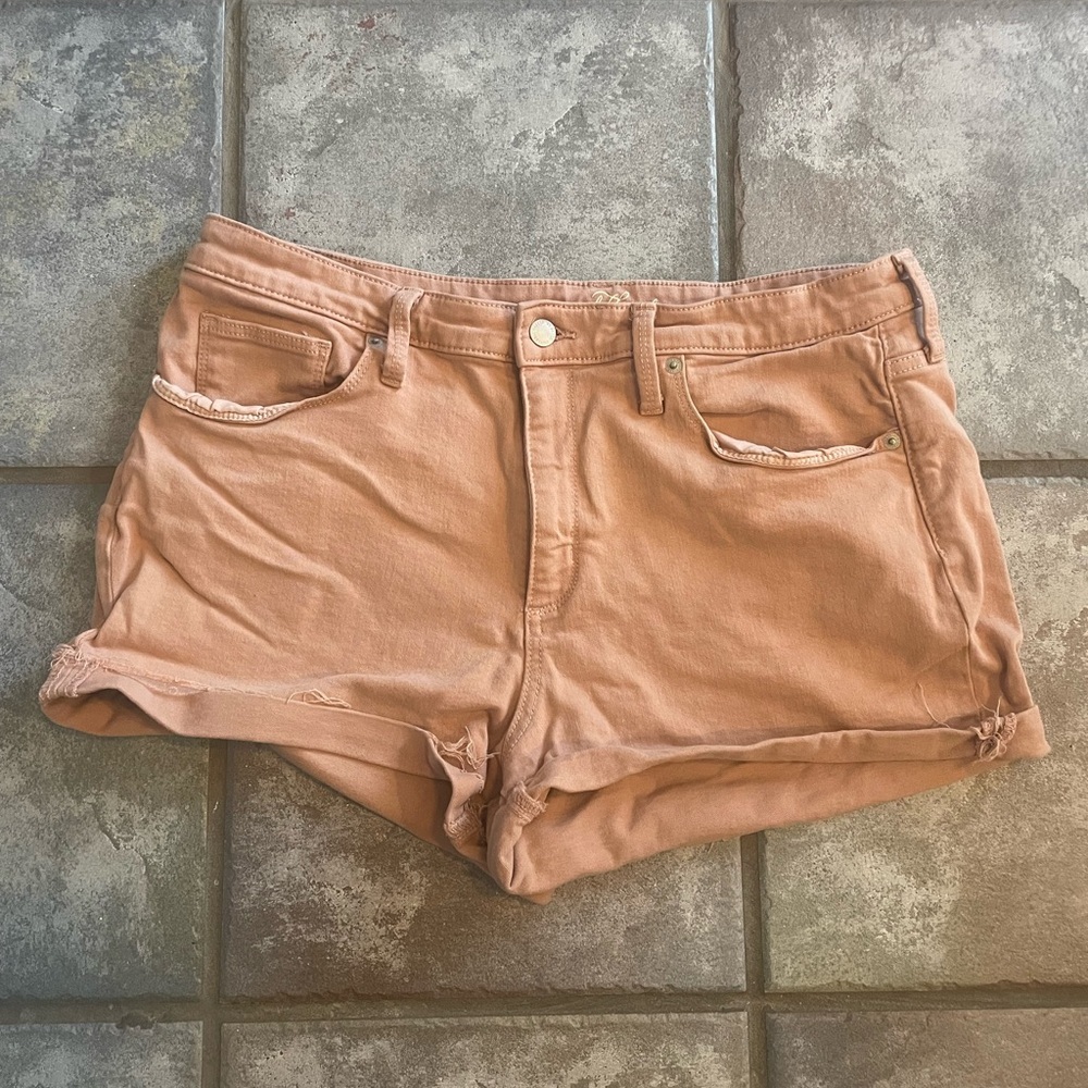 Salmon Colored‎ Jean Shorts 16/33